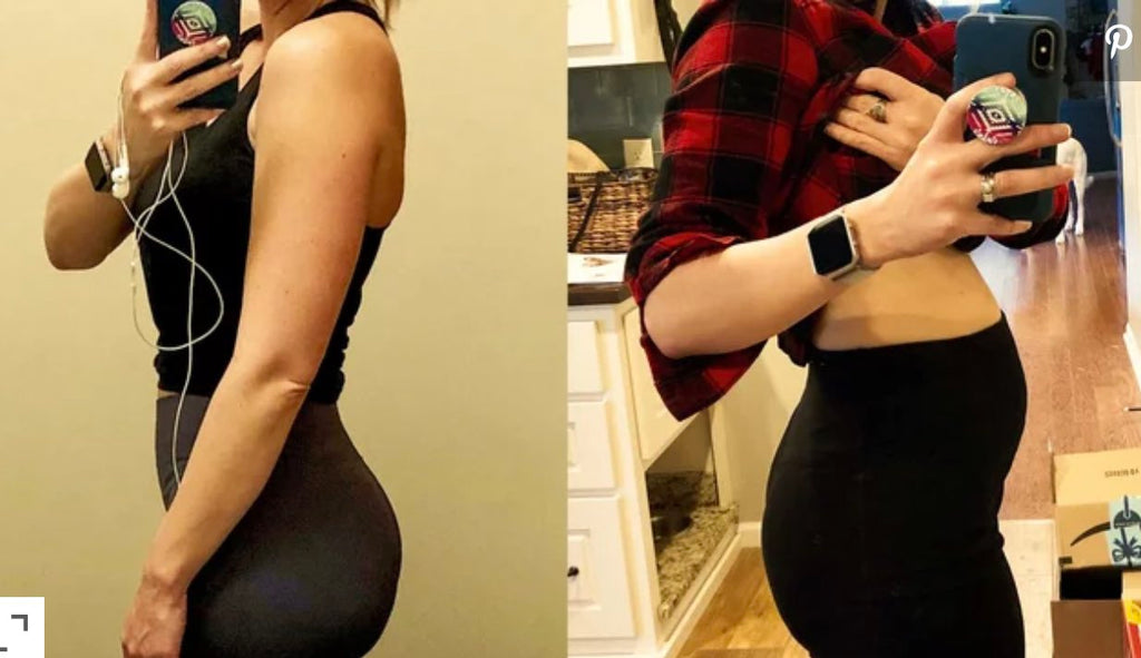 bloated belly before and after
