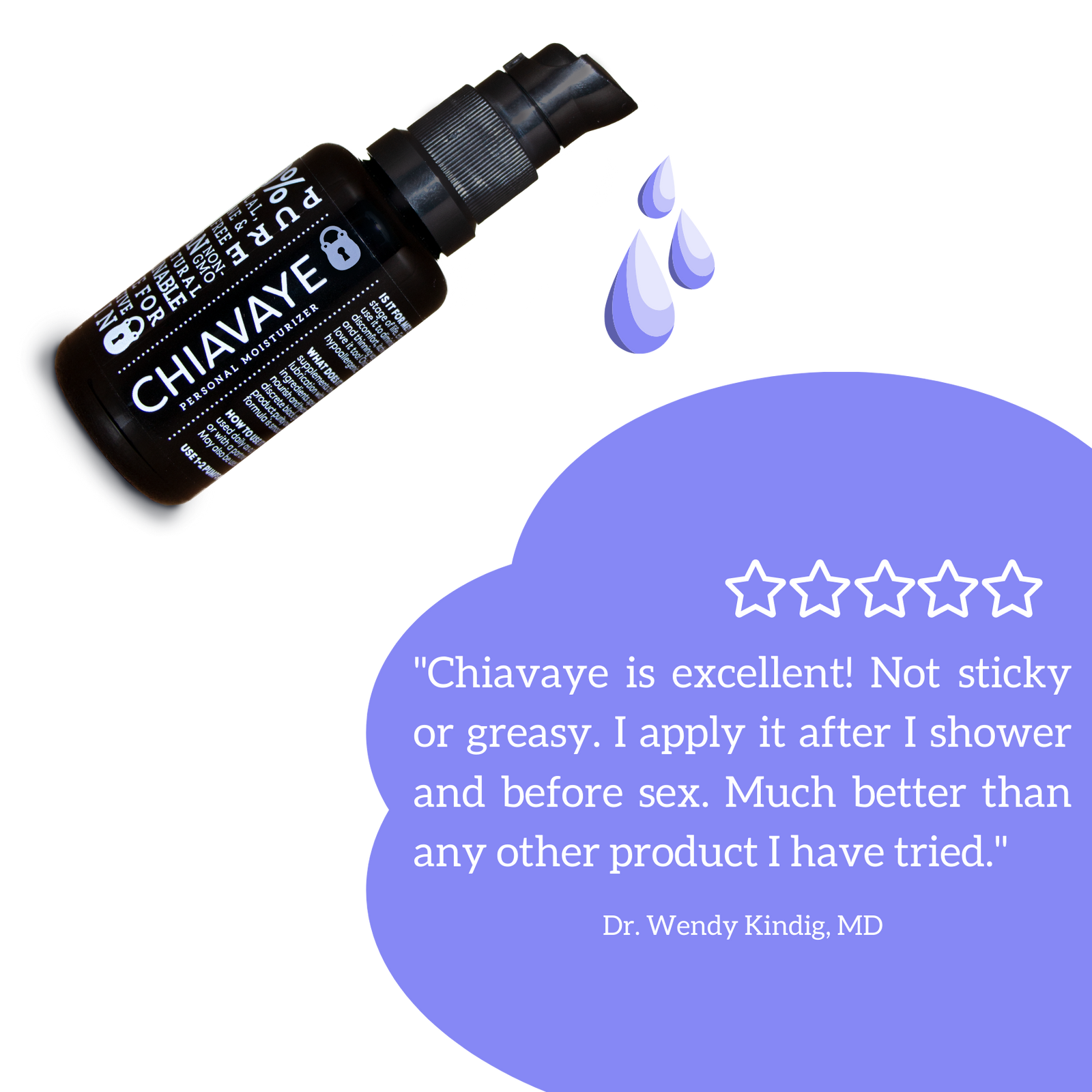 Premium Personal Moisturizer & Lubricant - Multi-Use Product 30ML Chiavaye Premium Personal Moisturizer & Lubricant - Multi-Use Product 30ML Chiavaye